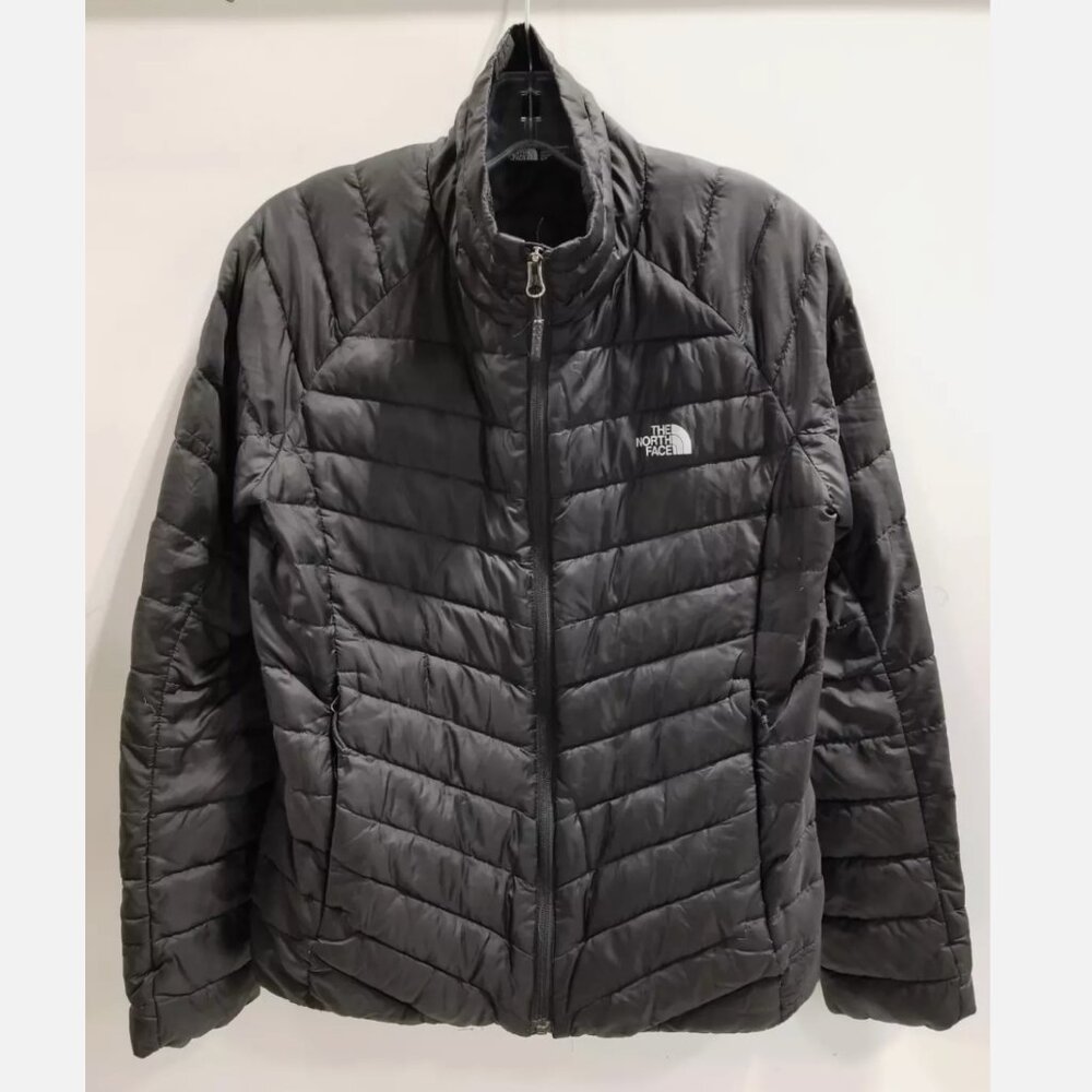 North Face 700 Fill Goose Down Puffer Jacket Women's S Black Full Zip Nuptse